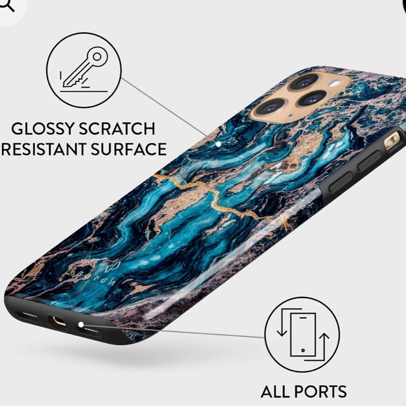 Burga Mystic River- Blue Marble iPhone 11 Pro Max case - Picture 3 of 4
